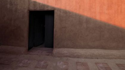 Georgia O'Keeffe's door. (From Annie Leibovitz's "Pilgrimage," Random House, 2011.)