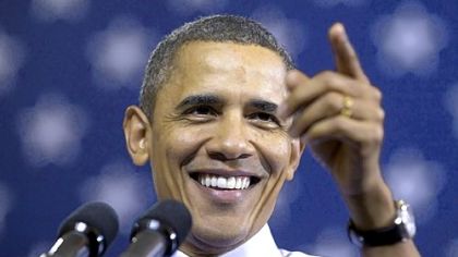 President Barack Obama gestures Wednesday while speaking at Scranton High School in Scranton, Pa.