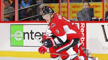 Ottawa's Milan Michalek had an NHL-best 19 goals when he was injured Tuesday night.