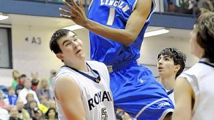 Lincoln Park 6-foot-10 senior Devontae Watson, driving to the basket against Vincentian in last season's WPIAL Class A championship game, is one of the feature players at this year's C.J. Betters RBA Holiday Classic at the Community College of Beaver County Golden Dome Tuesday and Wednesday.