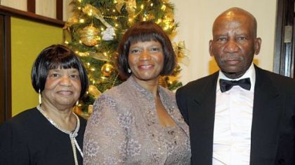 Toni Kendrick, center, and her parents Gloria and Lewis Kendrick.