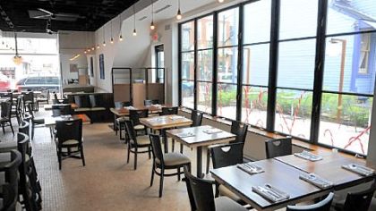 Owners Sam and Lori DiBattista opened Vivo Kitchen in Sewickley in August. Its interior has a style much different than their Bellevue restaurant.