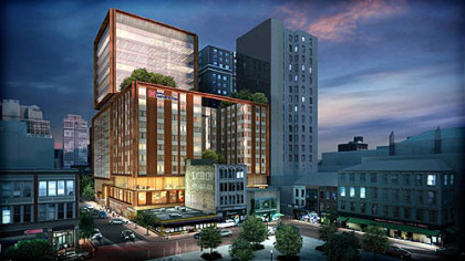 Artist's rendering of the Gardens at Market Square.