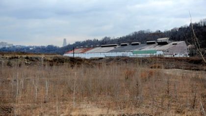 The old LTV coke works site in Hazelwood.