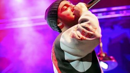 Rap phenom Mac Miller of Point Breeze hung out "with some yinzers" Friday night at Stage AE in his first hometown show in more than a year.