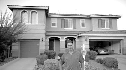 Like thousands of other Las Vegas residents, Jim Tierney was caught in the housing collapse. He bought this home in the Mountain's Edge subdivision in 2007 for $425,000. Today, he is trying to sell it for $214,000.