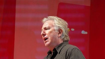 Alan Rickman in "Seminar" on Broadway.