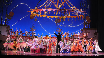 The dress rehearsal finale of the  2011 Pittsburgh Ballet Theatre's "Nutcracker" performance at the Benedum Center.
