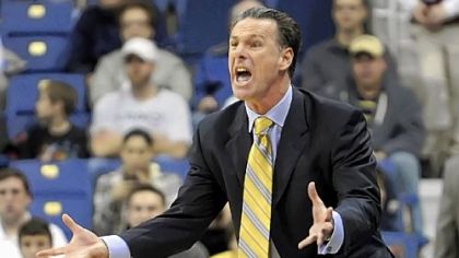 Jamie Dixon argues a late foul call against Pitt Saturday.