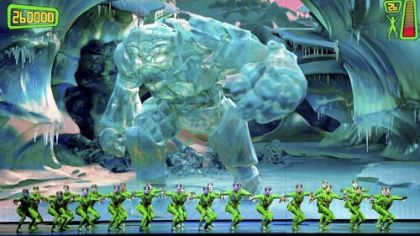 In the Rockettes annual show, 3-D plays a big role.