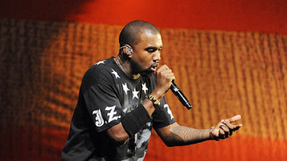 Kanye West, at Consol Energy Center for a recent concert, earned seven Grammy nominations but none for Album of the Year.