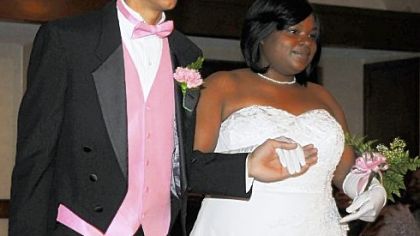 Canaan Reid and La'Sha Akers.