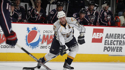 New Penguins forward Steve Sullivan scored 22 points with the Predators last season.