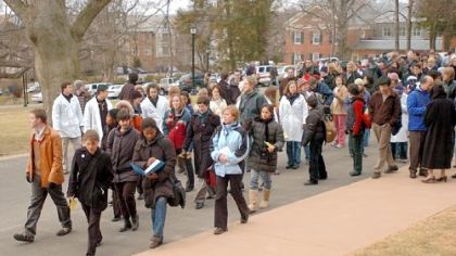 Several years before the 2010 incident at Yale, students demonstrated in 2005 to protest the treatment of women there.