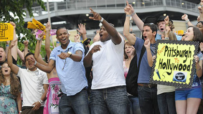 Pittsburghers made their presence known outside of Heinz Field.