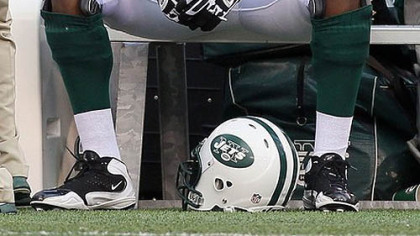 Jets left tackle D''Brickashaw Ferguson.