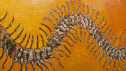 Detail of Douglas Perez work "Ecosystem."