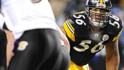 The Steelers placed the franchise tag on linebacker LaMarr Woodley.
