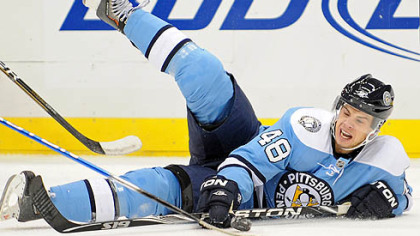 Penguins forward Tyler Kennedy scored 21 goals last season.