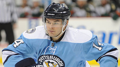 Penguins forward Chris Kunitz has scored 22 goals this season.