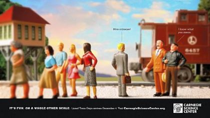Carnegie Science Center won the Best of Show award for this advertisement by Brunner.