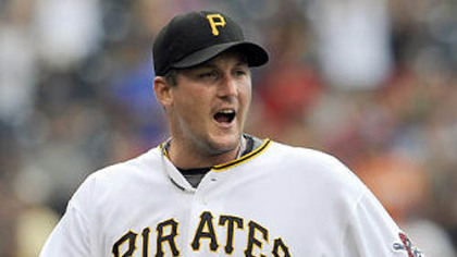 Pirates pitcher Joel Hanrahan had a 4-1 record last season.