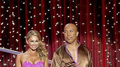 Kym Johnson and Hines Ward are ready to perform.
