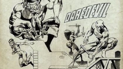 "Daredevil" by Gene Colan/Frank Giacoia at ToonSeum.