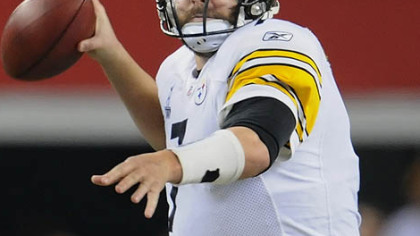 Steelers quarterback Ben Roethlisberger.
