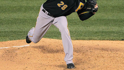 The Pirates' Kevin Correia pitched the past two seasons for San Diego.
