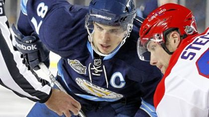 Former Capitals forward David Steckel, now with the Devils, injured Penguisn captain Sidney Crosby in the second period of the Winter Classic at Heinz Field Jan. 1.