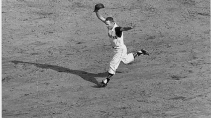 James G. Klingensmith's image of  Pirate Bill Mazeroski rounding the bases at Forbes Field to win the 1960 World Series.
