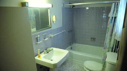 The home's bathroom.