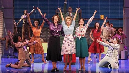9 to 5 Touring cast, from left, Dee Hoty, 
Diana DeGarmo and Mamie Parris.