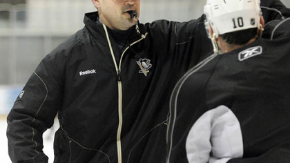 Penguins head coach Dan Bylsma.