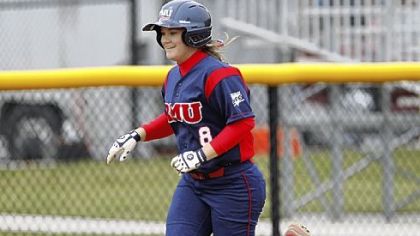 Robert Morris first baseman Chelsea Siar.