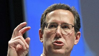 Former Pennsylvania Sen. Rick Santorum earlier this year