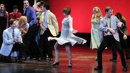 "Dance at the Gym" from "West Side Story" won best musical in budget level II for Hampton High School at the Gene Kelly Awards.