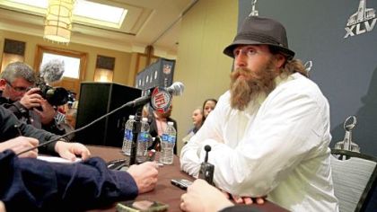 Steelers defensive end Brett Keisel drew attention as much -- if not more -- for his full growth of beard as he did his play this season. He will shave it off as part of a charity event for Children's Hospital.