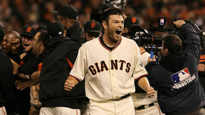 Former Pirates All-Star Freddy Sanchez won a World Series title last fall with the Giants.