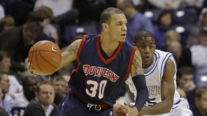 Duquesne guard Bill Clark: "Just the fact that we can be able to take care of [Xavier] I feel would be a good look for Duquesne."