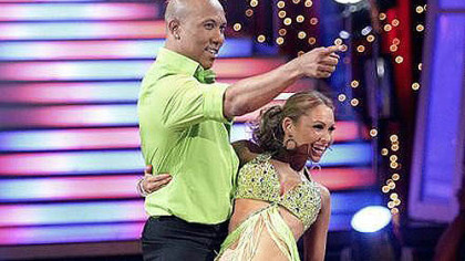 Hines Ward and Kym Johnson show their stuff.