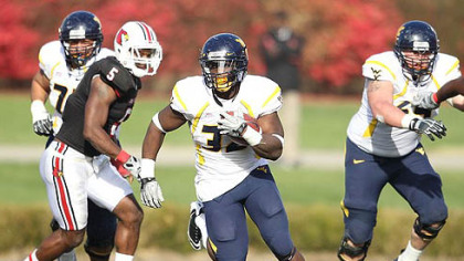 West Virginia running back Ryan Clarke ran for 302 yards last season.
