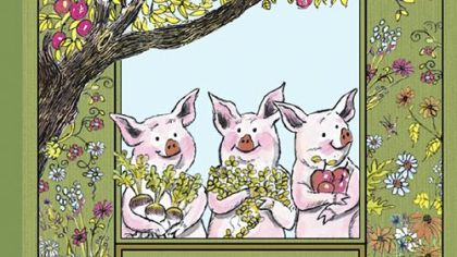 "The Three Little Pigs" is among the books being republished by Houghton Mifflin Harcourt.