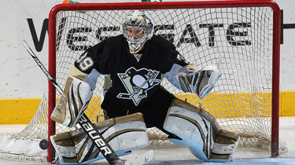 Penguins goaltending prospect Brad Thiessen.