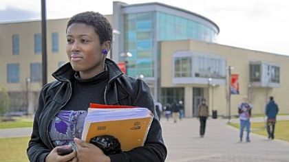 Morgan State University student Tenisha Duke chose to remain in Baltimore, rather than plan a spring break trip because of the rising fuel prices.