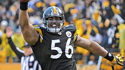 Steelers linebacker LaMarr Woodley.