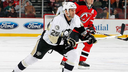 Penguins forward Max Talbot has scored 11 points this season.