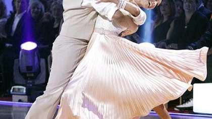 Hines Ward and Kym Johnson perform during "Dancing With the Stars" on Monday night.