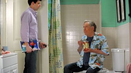 George Segal, Johnathan McClain and Jessica Walter in "Retired at 35."